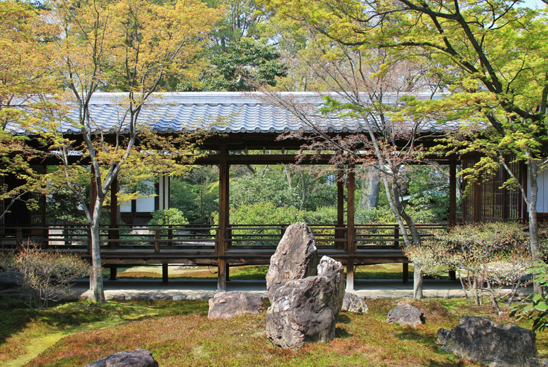 covered gallery (Kennin - ji)