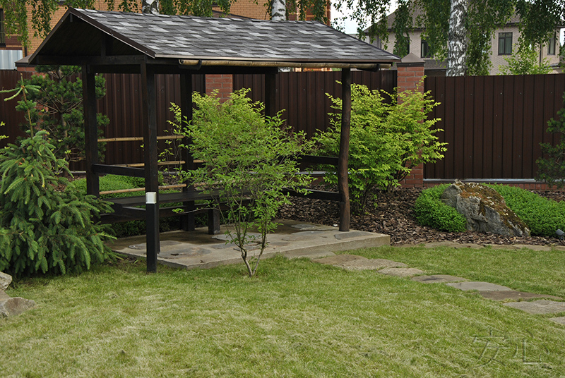 Лаконичный сад в японском стиле