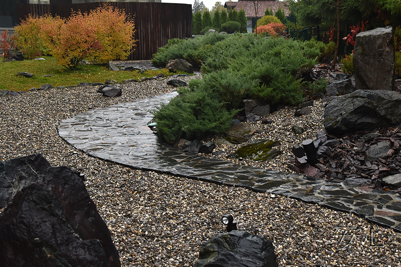 Modern Japanese garden