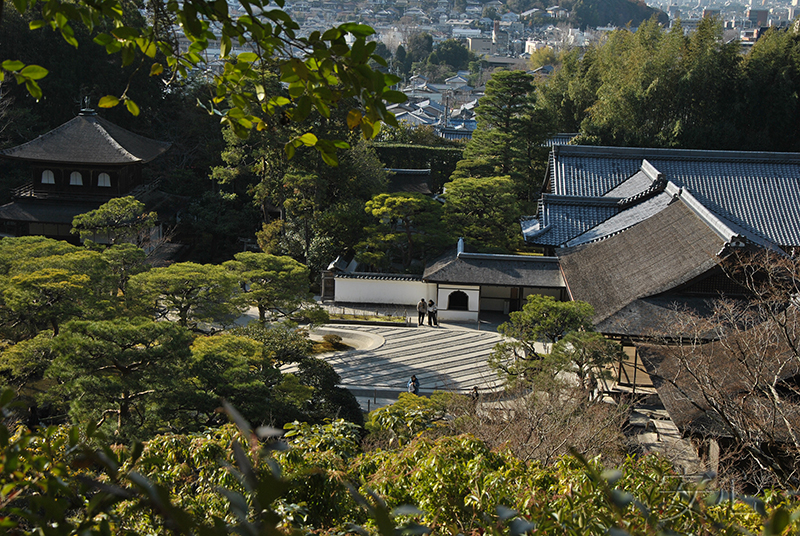 Сад храма Гинкаку-дзи (Ginkakuji)
