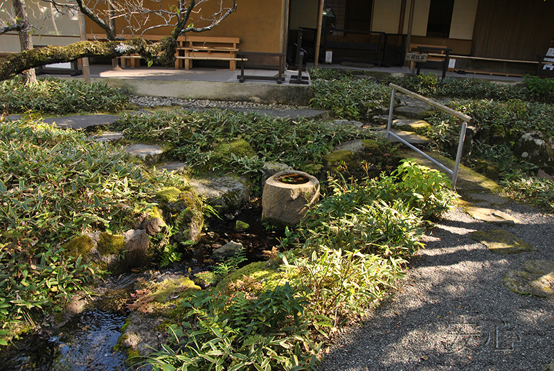 цукубай в японском саду