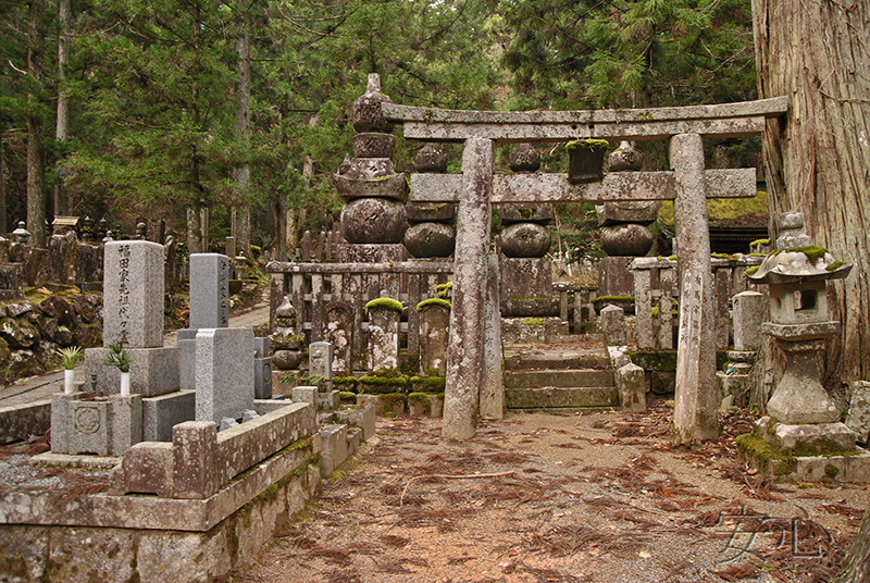 Кладбище на священной горе Коя-сан